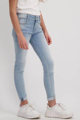 Cars skinny jeans Eliza bleached used Blauw Meisjes Stretchdenim Effen 146 - Foto 2