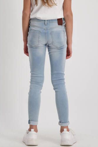 Cars skinny jeans Eliza bleached used Blauw Meisjes Stretchdenim Effen 140 - Foto 11