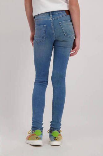 Cars skinny jeans Eliza stone used Blauw Meisjes Stretchdenim Effen 140 - Foto 3