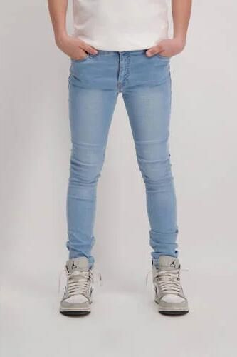 Cars slim fit jeans Burgo bleached used Jog denim Blauw Effen 104 - Foto 4