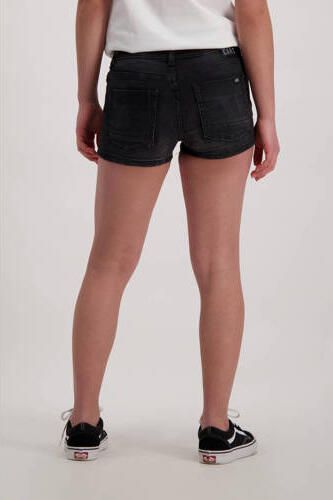 Cars slim fit jeans short Noalin black used Denim short Zwart Meisjes Stretchdenim 104 - Foto 3