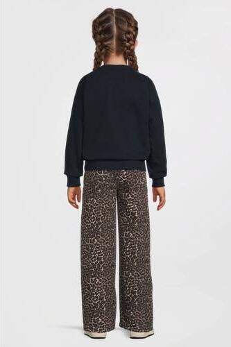 Cars straight jeans high waist bruin Meisjes Stretchdenim Dierenprint - Foto 6