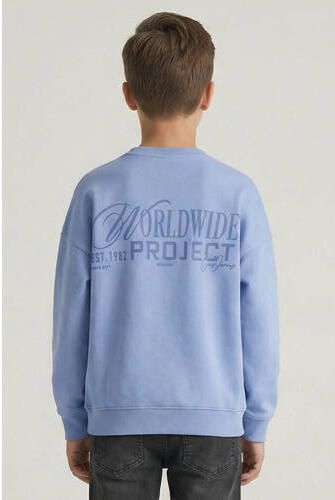 Cars sweater met backprint lichtblauw Backprint - Foto 3