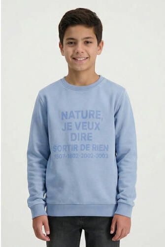Cars sweater met print lichtblauw Printopdruk - Foto 3