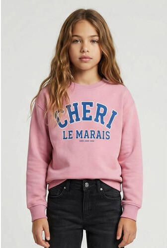 Cars sweater met print lichtroze blauw Printopdruk - Foto 3