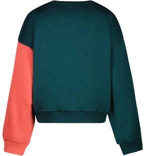 Cars sweater NURIA groen koraal zwart Meerkleurig 116 - Foto 2