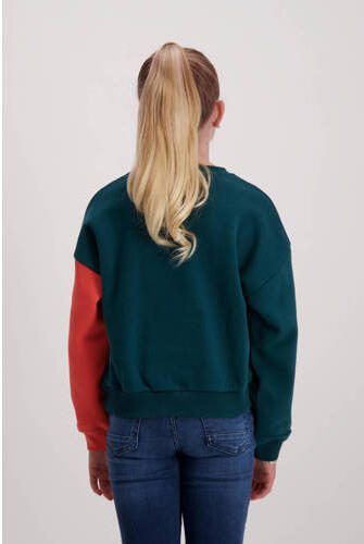 Cars sweater NURIA groen koraal zwart Meerkleurig 116 - Foto 4