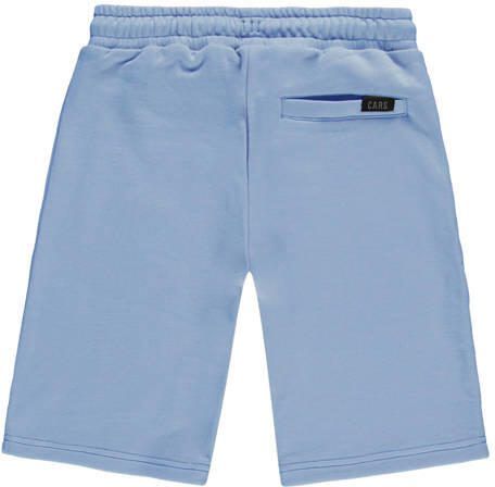 Cars sweatshort FYNANO lichtblauw geel Korte broek Effen 140