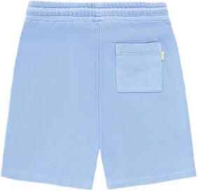 Cars sweatshort GRUSS lichtblauw neon geel Korte broek Effen 140