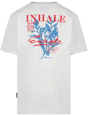 Cars T-shirt COLYN met backprint zachtblauw Jongens Katoen Ronde hals Backprint 116