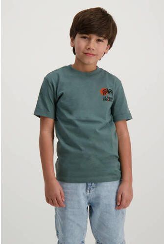 Cars T-shirt DRAYCO met backprint mosgroen Jongens Katoen Ronde hals Backprint 116 - Foto 3