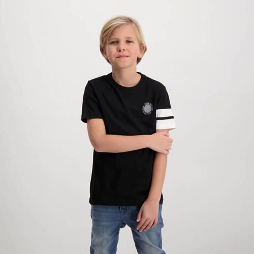 Cars T-shirt Kids LOET TS Black met logo zwart Jongens Katoen Ronde hals 116 - Foto 3