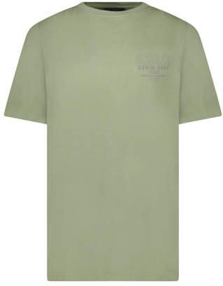 Cars T-shirt met backprint groen Jongens Katoen Ronde hals Backprint - Foto 3