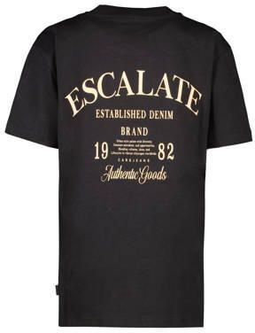 Cars T-shirt MEZZO met backprint zwart Jongens Katoen Ronde hals Backprint 116
