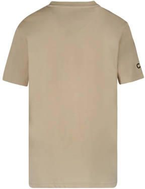 Cars T-shirt PRAYS met printopdruk beige Jongens Katoen Ronde hals Printopdruk 152