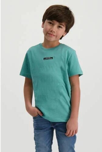 Cars T-shirt SONO met tekst turquoise Blauw Jongens Katoen Ronde hals Tekst 176 - Foto 2