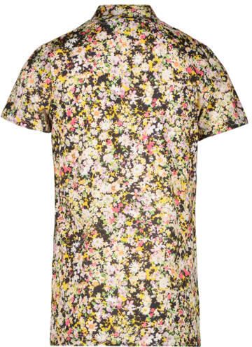 Cars top ASHI met all over print geel multicolor Meisjes Polyester Opstaande kraag 176 - Foto 2