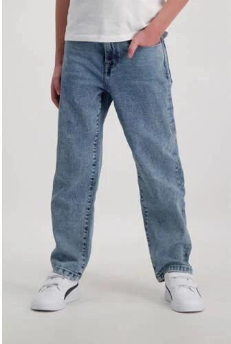 Cars wide leg jeans GARWELL stone used Blauw Jongens Denim Effen 140 - Foto 4