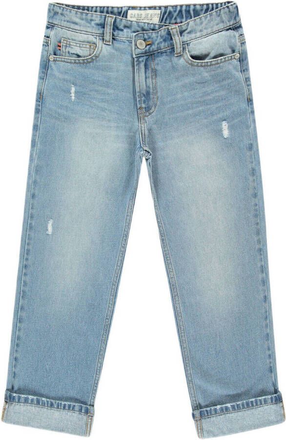 Cars straight fit jeans Dima blauw Meisjes Denim 122