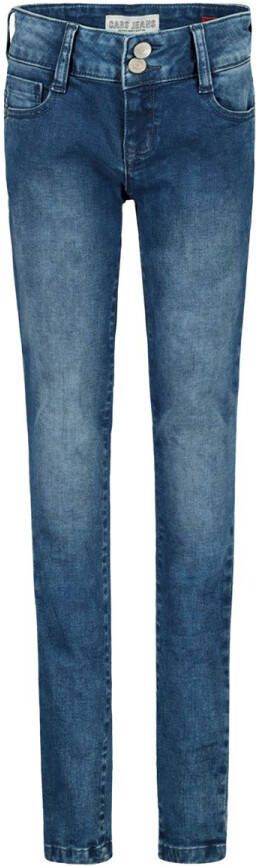 Cars high waist skinny jeans Amazing dark used Blauw Meisjes Stretchdenim 104 - Foto 2