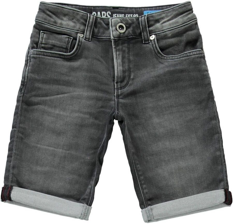 Cars jeans bermuda FLORIDA black used Denim short Zwart Jongens Stretchdenim 116