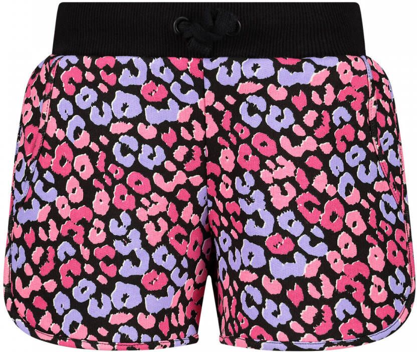 Cars short met all over print zwart roze lila Korte broek Meisjes Katoen 164