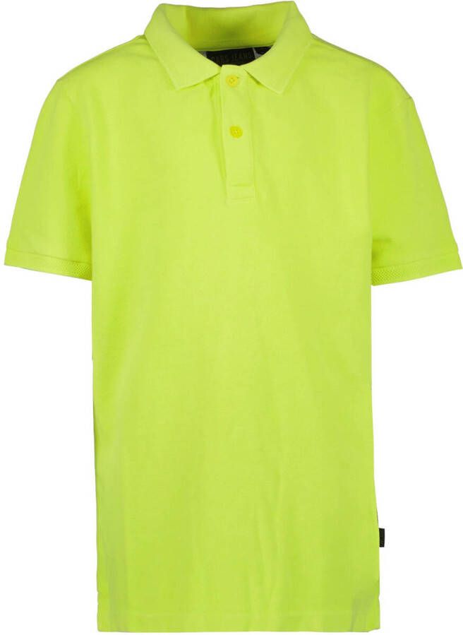 Cars polo ERICK neon geel Jongens Katoen Polokraag Effen 152