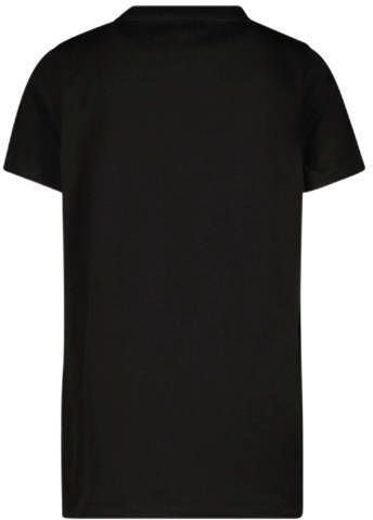 Cars T-shirt SEYA met printopdruk zwart Meisjes Stretchkatoen Ronde hals 116