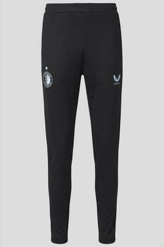 Castore junior Feyenoord voetbalbroek training zwart lichtblauw Sportbroek Polyester - Foto 2