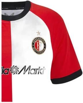 Castore Junior Feyenoord voetbalshirt Thuis Sport t-shirt Rood Polyester Ronde hals 140 152
