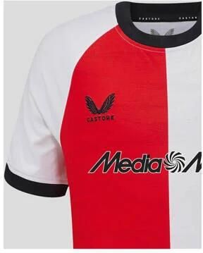Castore Junior Feyenoord voetbalshirt Thuis Sport t-shirt Rood Polyester Ronde hals 140 152 - Foto 2