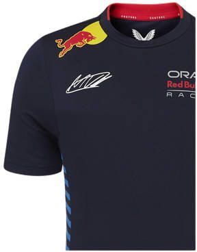 Castore Red Bull Racing replica T-shirt donkerblauw Polyester Polokraag 158 - Foto 2