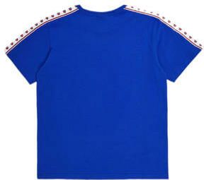 Champion T-shirt met logo blauw Jongens Katoen Ronde hals Logo 134 140