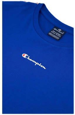 Champion T-shirt met logo blauw Jongens Katoen Ronde hals Logo 134 140 - Foto 2