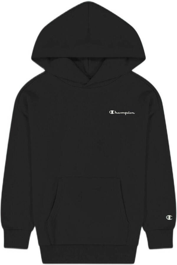 Champion hoodie met logo zwart Sweater Logo 146 152