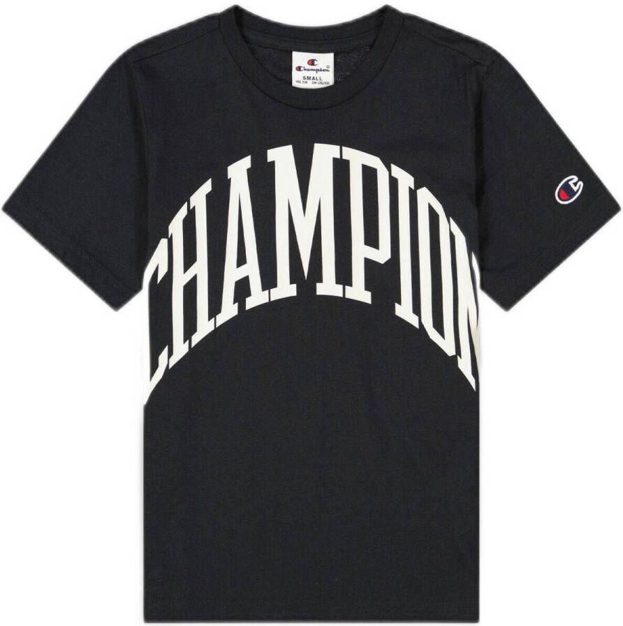Champion T-shirt met logo zwart