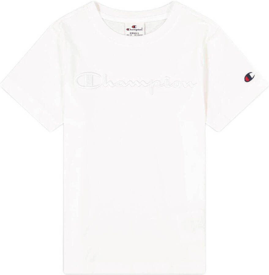 Champion T-shirt met logo wit