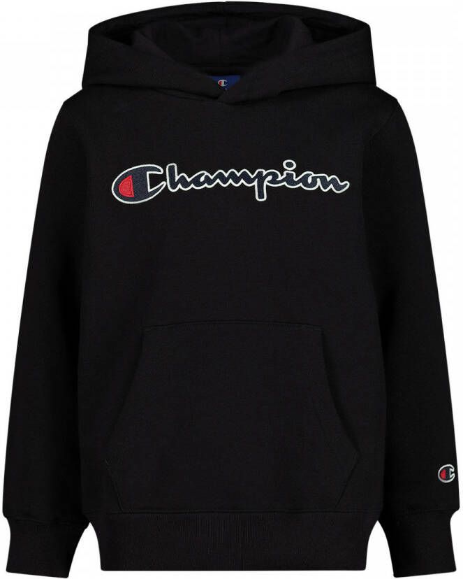 Champion hoodie met logo zwart Sweater Logo 128