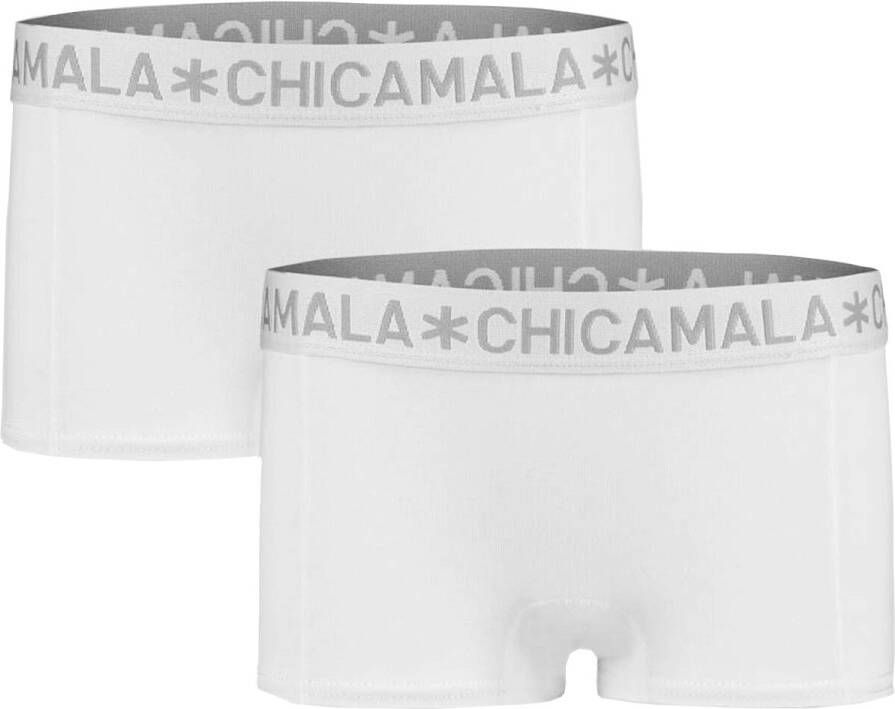 Muchachomalo short set van 2 wit Meisjes Katoen Effen 146 152 - Foto 2