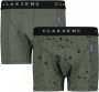 Claesen's boxershort set van 2 groen zwart Jongens Stretchkatoen All over print 104-110 - Thumbnail 2