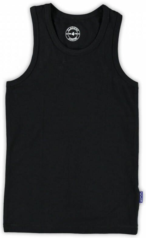 Claesen's hemd zwart Jongens Stretchkatoen Ronde hals Effen 164 170 - Foto 4