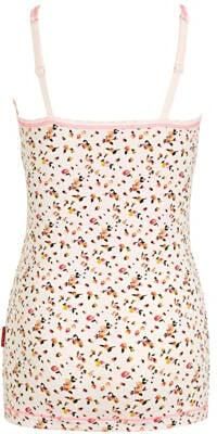 Claesen's singlet met bloemen roze Hemd Meisjes Stretchkatoen V-hals Bloemen 140 146