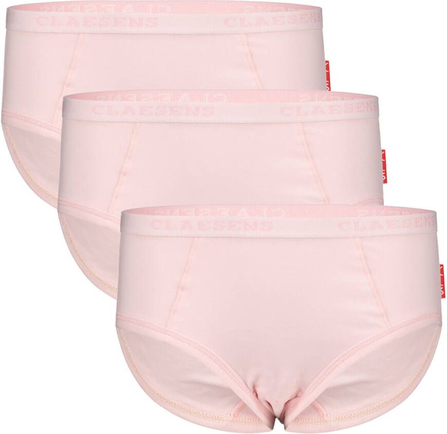 CLAESEN'S Meisjes Nachtkleding Girls 3-pack Brief Lichtroze - Foto 4