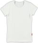 Claesen's T-shirt wit Meisjes Stretchkatoen Ronde hals Effen 104 110 - Thumbnail 2