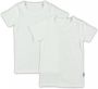 Claesen's T-shirt set van 2 wit Jongens Katoen Ronde hals Effen 104 110 - Thumbnail 2