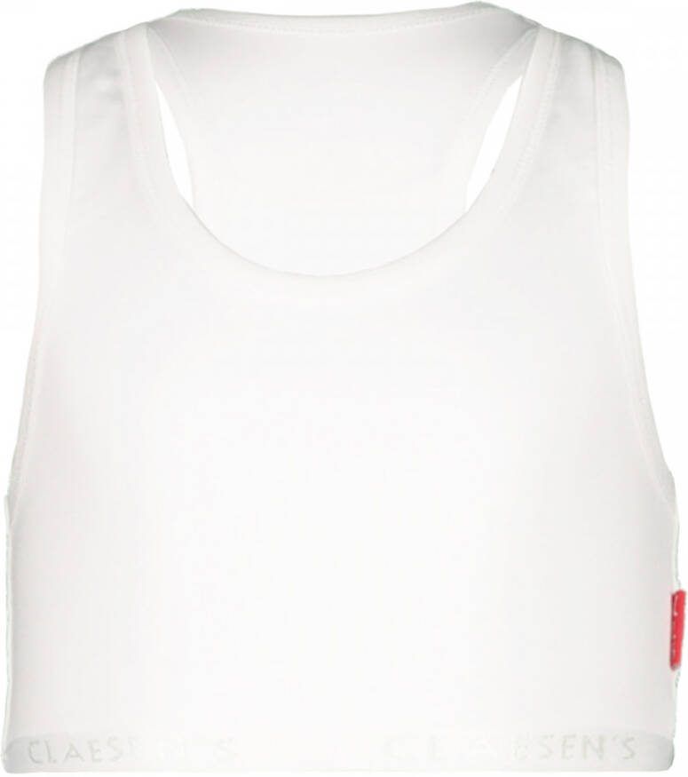 Claesen's Meisjes Croptop 1-Pack Wit