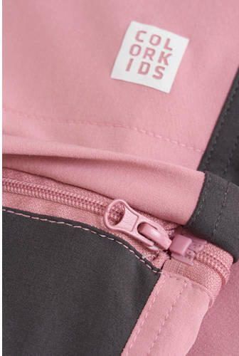 Color kids afritsbroek roze zwart Outdoor broek Polyester 128 - Foto 2