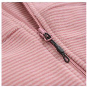 Color kids fleece jack roze Jas Meisjes Polyester Opstaande kraag Streep 128 - Foto 2