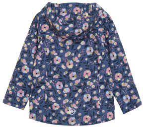 Color kids jas met all over print blauw multi Meisjes Polyester Capuchon 164 - Foto 3
