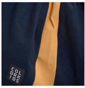 Color kids outdoorbroek donkerblauw geel Outdoor broek Polyester 164
